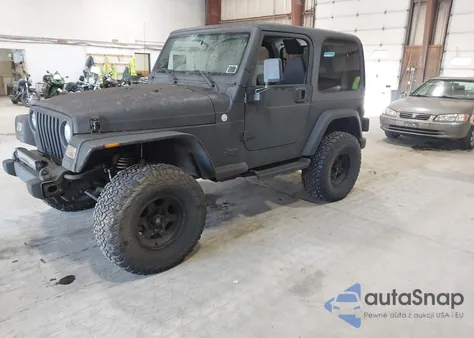 2000 Jeep Wrangler Sport z USA, uszkodzony, nr VIN 1J4FA49S4YP753434
